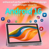 Tablet PC Android 16 OEM Octa Core 10.95 Inci Layar IPS, Penyimpanan 128GB, WiFi 5G, untuk Bisnis dan Gaming