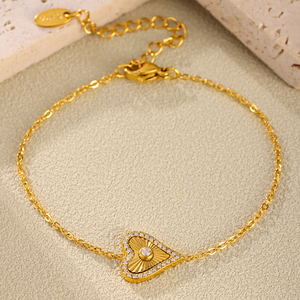 Chaînes en acier inoxydable 18K <span class=keywords><strong>de</strong></span> luxe, tendance, étanches, avec pendentifs géométriques mignons (cœur, croix, étoile, lune, fleur porte-bonheur) et zircon, pour soirée - Product Image 5