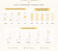 Chaussettes de yoga sportives en tricot pour femmes, avec logo personnalisé, en coton, à rayures, avec revers, chaussettes de ballet antidérapantes, chaussettes de Pilates