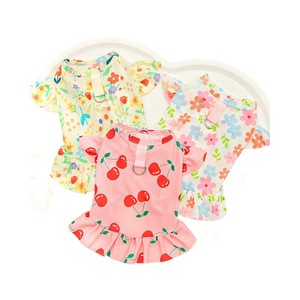 Floral Pet Cat <b>Dress</b> Summer Breathable Quick Dry Skirt For Cats - Product Image 5