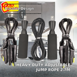 Cuerda de Saltar Profesional de Alta Resistencia, Hecha a Medida, de Alta Calidad, con Mango de Alambre de Acero, Longitud Ajustable, Unisex, 2.7m, Venta al Por Mayor - Product Image 2