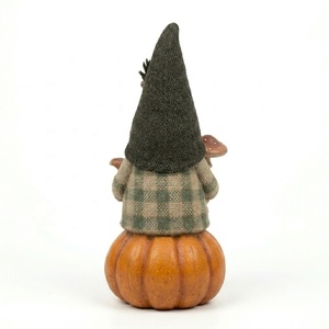 La fábrica de decoración de Halloween personalizada produce figuritas de farol de enano y calabaza, figuritas de Gnomo de <span class=keywords><strong>jardín</strong></span>, figura de Anime - Product Image 4
