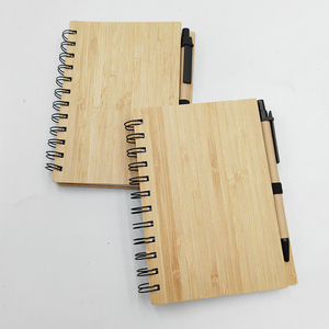 Sinh Thái Thân Thiện Với 100% Tre Máy Tính Xách Tay Tái Chế Bằng Gỗ Bìa Máy Tính Xách Tay A5 Tùy Chỉnh Tạp Chí Nhật Ký Nhật Ký Kế Hoạch Với Bút - Product Image 3