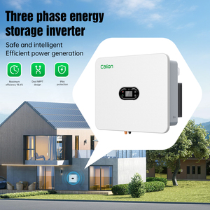 Điện áp cao năng lượng mặt trời biến tần 8kw-12kw ba giai đoạn lai AC biến tần IP66 bảo vệ pin Lithium <span class=keywords><strong>MPPT</strong></span> điều khiển - Product Image 1