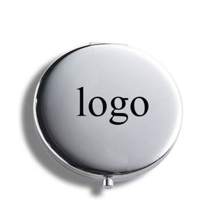 Portable Round Folded <b>Compact</b> <b>Mirrors</b> Rose Gold Silver Pocket <b>Mirror</b> Making up for Personalized Holiday Mother's Day Gift - Product Image 5