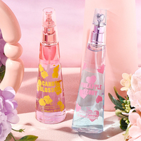 Lightning Bolt Cap Shimmering Liquid 88ml 2.95oz Coco Vainilla Ámbar Sándalo Aroma Tropical Body Splash Perfume para Mujer
