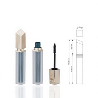 Tubes de brillant à lèvres carrés de haute conception Tubes d'emballage de baume à lèvres de brillant à lèvres uniques Conteneur de brillant à lèvres personnalisé OEM Vente en gros Rouge à lèvres