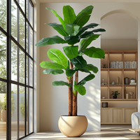 Dekorasi Rumah dan Taman Buatan, Indoor Outdoor, Bersertifikasi UV, Panel Bunga dan Daun Simulasi, Dekorasi Interior Tahun Baru