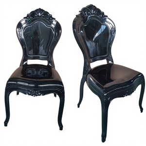 Chaises de salle <span class=keywords><strong>à</strong></span> manger transparentes en résine PC, plastique, acrylique, cristal clair, <span class=keywords><strong>pour</strong></span> la location, idéales <span class=keywords><strong>pour</strong></span> les mariages, banquets, hôtels, salons et villas – Nouvelle tendance - Product Image 1