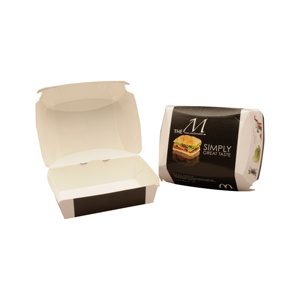 <span class=keywords><strong>Caja</strong></span> para Hamburguesas de Papel Kraft de Diseño Nuevo, Alta Calidad y Precio Económico - Product Image 4
