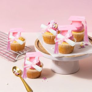 Mini gorros <span class=keywords><strong>de</strong></span> graduación negros <span class=keywords><strong>con</strong></span> borlas rosas, cubiertas <span class=keywords><strong>de</strong></span> papel para cake pops <span class=keywords><strong>con</strong></span> diseño <span class=keywords><strong>de</strong></span> <span class=keywords><strong>gorro</strong></span> <span class=keywords><strong>de</strong></span> graduación para decoraciones <span class=keywords><strong>de</strong></span> fiestas <span class=keywords><strong>de</strong></span> graduación - Product Image 6