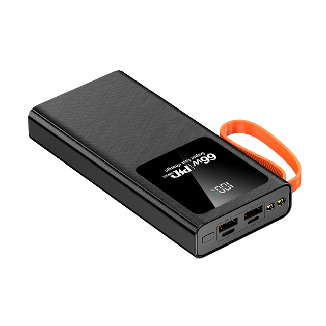 Wesdar Brand 20000mAh Power Bank with Digital Display Screen Portable Super Fast Charging Power Bank with Light