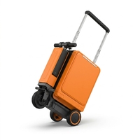 Maleta para Scooter, Moderna, Resistente, Antirrobo, Portátil, Ligera, Resistente al Polvo, Velocidad 8KM/H, Mango Rígido, Carcasa Rígida de Aluminio