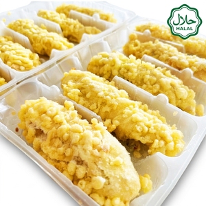 Bastoncini di Pesce Panati Surgelati di Alta Qualità, Croccanti, Ricoperti in Stile Tempura, per Lunch Box per Bambini, Snack Fast Food, Vendita all'Ingrosso - Product Image 1