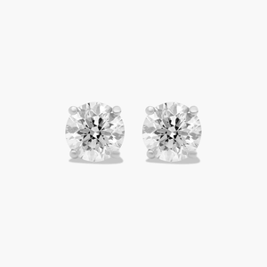 ต่างหูเงินแท้ 925 คุณภาพสูง ประดับเพชรโมอิสซาไนต์ทรงกลม เหมาะสำหรับเป็นของขวัญเครื่องประดับในโอกาสวันเกิดหรือวันครบรอบ - Product Image 1