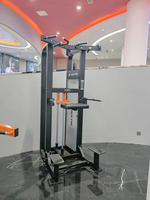 Máquinas de selección de carga con pin de acero BrtwCommercial para entrenamiento de dominadas, asistencia para dips/levantes de pecho para gimnasio