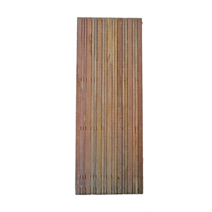 Paneles y Biombos de Madera Modernos, Cercas de Madera Dura para Uso Interior/Exterior, Tamaño y Color Personalizables, Privacidad - Product Image 1