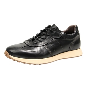 210-1 <span class=keywords><strong>Scarpe</strong></span> da Corsa in Pelle di Cavallo Lavata, Sneakers Casual da Uomo, <span class=keywords><strong>Scarpe</strong></span> in Vera Pelle Stile Retrò Effetto Vissuto, Moda Maschile - Product Image 1