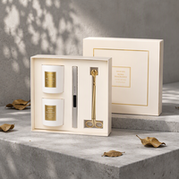 Kit de bougies en cire de soja pour aromathérapie avec ensemble d'outils d'entretien des bougies, parfum longue durée, relaxation, spa, cadeaux d'anniversaire pour elle