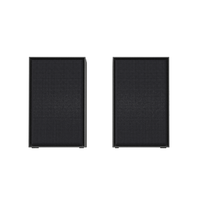 Haut-parleur actif de bureau avec entrée AUX et Bluetooth personnalisable, son Hi-Fi, haut-parleur d'étagère, système de haut-parleurs multimédia