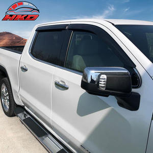 สำหรับเชฟโรเลต ซิลเวอราโด และ จีเอ็มซี เซียร์รา 1500 ครูว์แค็บ ปี 19-26 ชุดบังแดดติดกระจกแบบเทป - Product Image 2