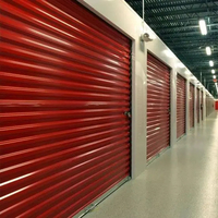 Porte à enroulement extérieure en acier moderne, surface finie, prévention des incendies, pour entrepôt de stockage, levage manuel, prix usine fabricant