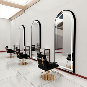 Grand miroir pleine longueur avec lumières LED miroirs muraux complets pour <span class=keywords><strong>salon</strong></span> <span class=keywords><strong>de</strong></span> <span class=keywords><strong>coiffure</strong></span> design <span class=keywords><strong>de</strong></span> luxe moderne personnalisé - Product Image 3