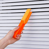 Brosse de nettoyage réutilisable JYM-9996 pour stores, nettoyeur de fentes de stores en plastique pour la nettoyage des aérations de voiture et des rails de persiennes