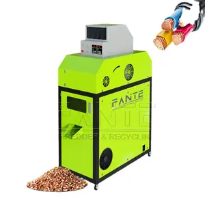 Home Use Mini Copper Wire Granulator Machine 30~50 Kg/h Waste Cable Granulator Copper Wire Recycling Machine