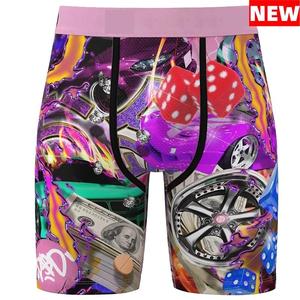 Offre Spéciale Designer américain marque Ethikaed sous-vêtements Shorts grande taille Sport caleçon imprimé graphique Dragon hommes longue jambe Boxer - Product Image 3