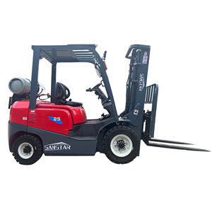 Sanstar 2024 Nuevo modelo Duel Fuel LPG gasolina 2,5 T carretillas elevadoras con 3M-6M Triplex Mast - Product Image 1