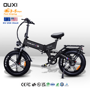 Vélo Électrique Pliant Tout-Terrain OUXI X8 250W 1000W à Suspension Intégrale 48V, Freins à Disque en Acier, pour Adultes, Entrepôt UE - Product Image 1