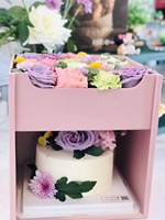 Boîte à gâteau carrée de luxe personnalisée en papier, grande taille, pour anniversaire, surprise, mariage, Saint-Valentin, argent, fantaisie, vente en gros