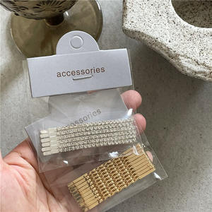 Glitter strass lucido di cristallo forcina in metallo a spirale oro da sposa forcine accessori per capelli clip forcine per capelli per le donne ragazze - Product Image 2