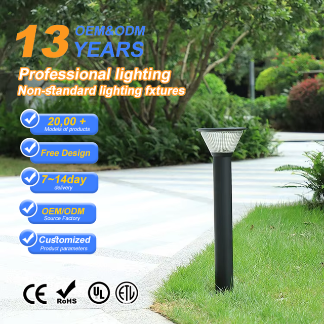 Modern LED Lawn Light Pathway Wall Mount Design IP65 Waterproof 12V DC Powered Remote Control Outdoor Garden Decorative Lighting