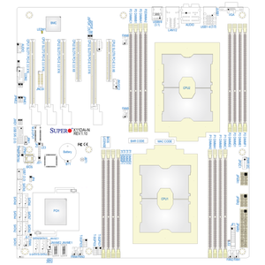 Placa Base para Servidor MBD-X11DAI-N E-ATX, Doble Socket LGA-3647 (Socket P) C621, Compatible con DDR4, Entrega Rápida, Nueva - Product Image 4