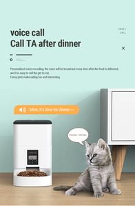 Pemberi makan hewan peliharaan otomatis pintar, Dispenser makanan anjing mangkok mikropik untuk Perro Gato - Product Image 3