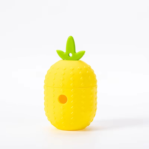 Jouets animaux de compagnie nouveau ananas en forme de Silicone <span class=keywords><strong>chien</strong></span> <span class=keywords><strong>jouet</strong></span> résistant aux morsures boule de nourriture <span class=keywords><strong>qui</strong></span> fuit <span class=keywords><strong>pour</strong></span> le nettoyage des dents et le meulage ennuyeux - Product Image 3