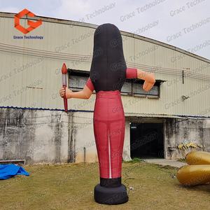 Muñeco Inflable Personalizado de Técnica de Uñas, Bailarín de Aire, Tubo Inflable, Atractivo Bailarín Aéreo para Promoción de Salón, Decoración de Eventos - Product Image 4