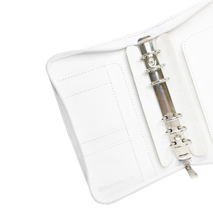Anillas de carpeta de hojas sueltas personalizadas, <span class=keywords><strong>Agenda</strong></span> de cuero, planificador con cremallera, nuevo estilo, <span class=keywords><strong>2022</strong></span> - Product Image 4