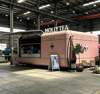 Magasin de vêtements en conteneur mobile, magasin de vêtements en conteneur préfabriqué, pavillon de vente de vêtements en conteneur modulaire personnalisé