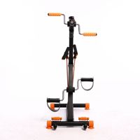 Mini stepper domestique en acier à double usage (mains et pieds) pour personnes âgées, avec vélo d'exercice pour l'entraînement des membres supérieurs, capacité nominale de 150 kg