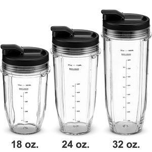 Ninja Máy xay sinh tố ly và phụ kiện đặt 6-Piece phụ tùng thay thế & phụ kiện tương thích với <span class=keywords><strong>bl480</strong></span>, bl490, BL640, bl680auto Iq - Product Image 2