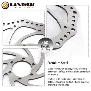 LINGQI RACING 摩托车 190 毫米刹车盘不锈钢刹车盘替换件适用于通用越野摩托车 - Product Image 3