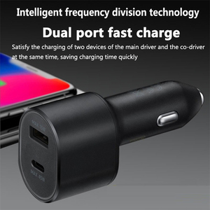 S21 S22 9v 12v 45W Rapide Chargeur Pour <span class=keywords><strong>Samsung</strong></span> 45W <span class=keywords><strong>USB</strong></span>-<span class=keywords><strong>C</strong></span> Chargeur Double <span class=keywords><strong>Usb</strong></span> <span class=keywords><strong>C</strong></span> 2 Port Chargeur De Voiture Adaptateur Pour <span class=keywords><strong>Samsung</strong></span> Charge - Product Image 3