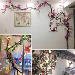 เถาวัลย์แห้งจากภูเขาลาวซาน รูปทรงสี่เหลี่ยมผืนผ้า เถาวัลย์หนาสำหรับตกแต่งภายในบ้าน ตกแต่งเพดานงานแต่งงาน ดอกไม้ประดิษฐ์ - Product Image 3