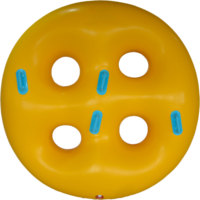Tubes de glissade gonflables pour parc aquatique en PVC à double tube, 72 pouces, marque H-FUN pour l'extérieur
