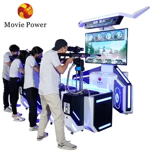 Schieten Arcade Machine 4 Speler Arcade Machinegeweer Simulator Stand Vr 9d Vr Machine Voor Vr Pretpark