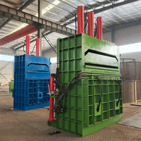Presse à balles verticale compacte pour vêtements, carton plastique, bouteilles PET, coton – Machine de compression hydraulique à vendre