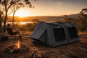 OEM Custom Outdoor Ripstop Canvas Bush <b>Tent</b> Luxury 2 Person <b>Waterproof</b> Easy Roll up Camping <b>Tent</b> for Australia - Product Image 6